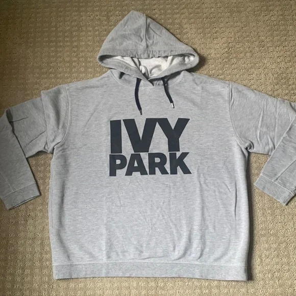Ivy Park light heathered gray hoodie - Picture 1 of 3